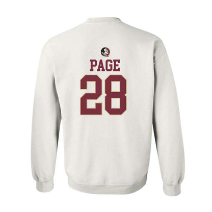 FSU - NCAA Women's Soccer : Olivia Page - Fashion Shersey Crewneck Sweatshirt-1