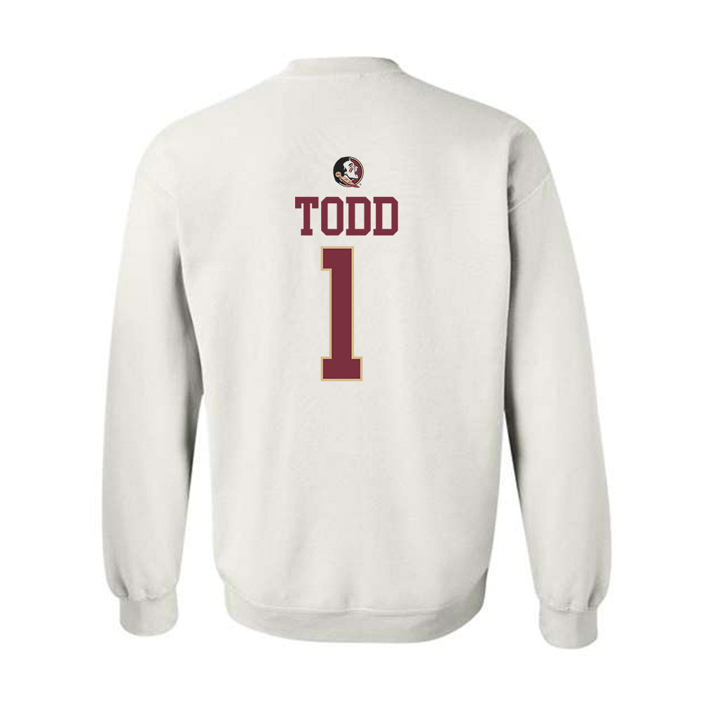FSU - NCAA Women's Soccer : Adelyn Todd - Fashion Shersey Crewneck Sweatshirt-1