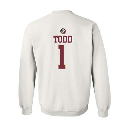 FSU - NCAA Women's Soccer : Adelyn Todd - Fashion Shersey Crewneck Sweatshirt-1