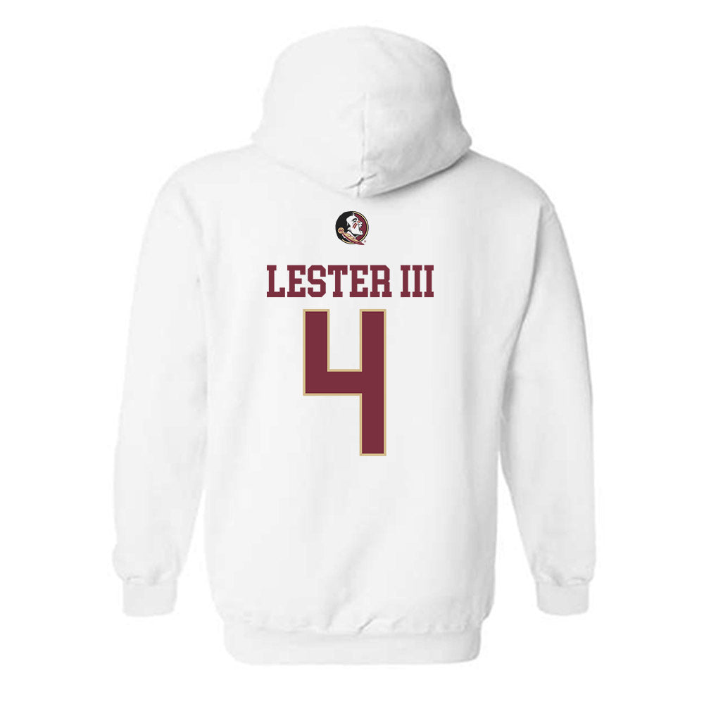 FSU - NCAA Football : Charles Lester III - Fashion Shersey Hooded Sweatshirt-1