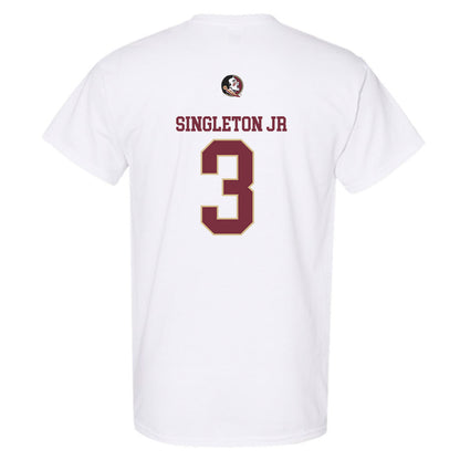 FSU - NCAA Football : Samuel Singleton Jr - Fashion Shersey T-Shirt-1