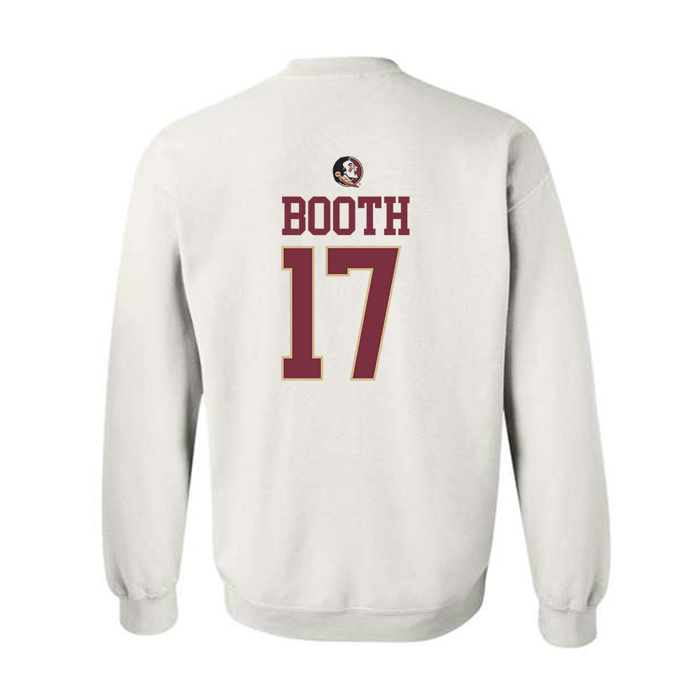 FSU - NCAA Women's Lacrosse : Hadley Booth - Fashion Shersey Crewneck Sweatshirt-1