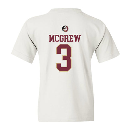 FSU - NCAA Women's Soccer : Jaida McGrew - Fashion Shersey Youth T-Shirt-1