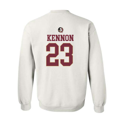 FSU - NCAA Football : Chauncey Kennon - Fashion Shersey Crewneck Sweatshirt-1