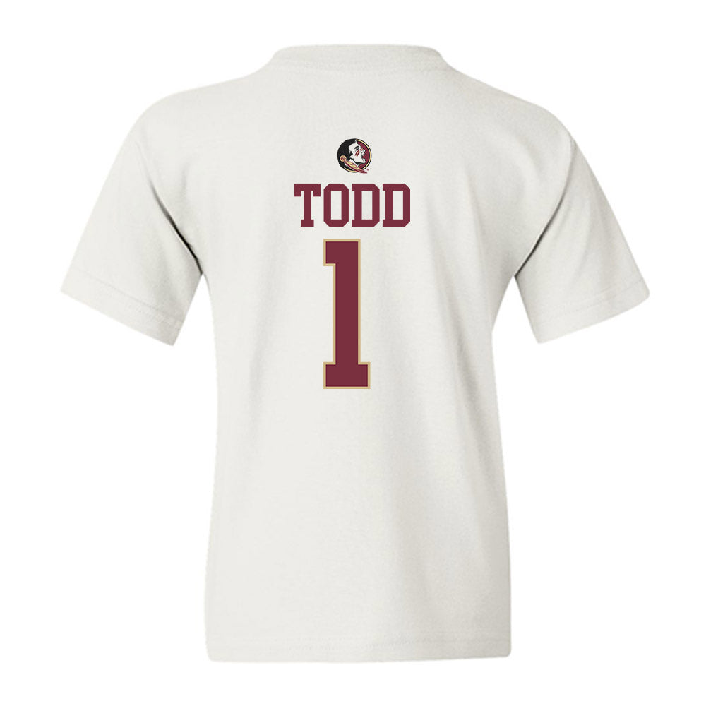 FSU - NCAA Women's Soccer : Adelyn Todd - Fashion Shersey Youth T-Shirt-1