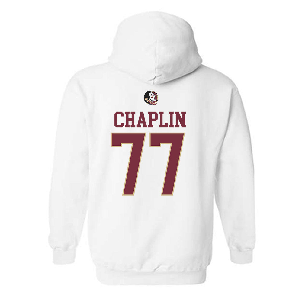 FSU - NCAA Football : Xavier Chaplin - Fashion Shersey Hooded Sweatshirt-1