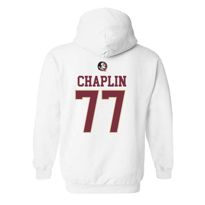 FSU - NCAA Football : Xavier Chaplin - Fashion Shersey Hooded Sweatshirt-1