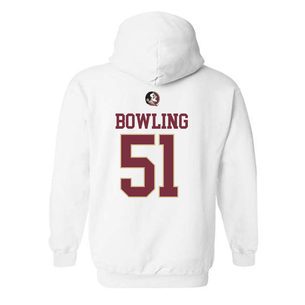 FSU - NCAA Football : Paul Bowling - Fashion Shersey Hooded Sweatshirt-1
