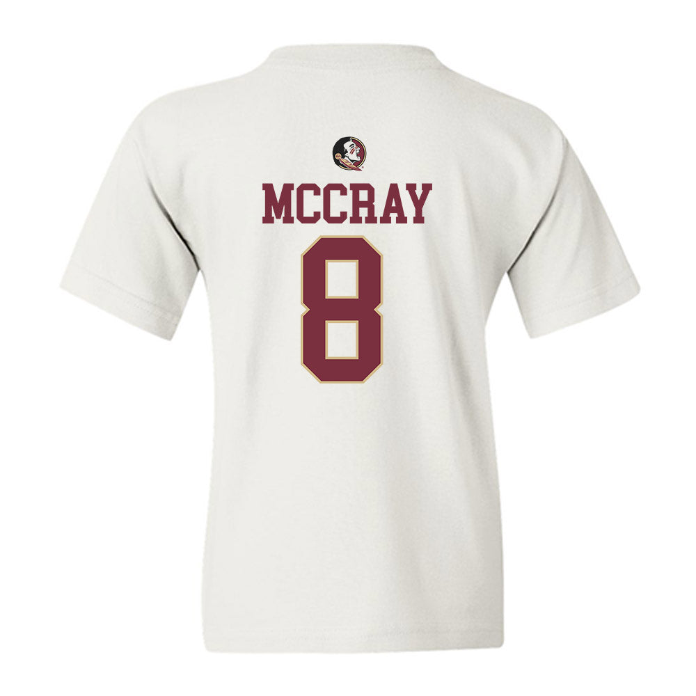 FSU - NCAA Football : Deante McCray - Fashion Shersey Youth T-Shirt-1