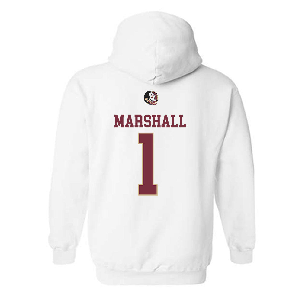 FSU - NCAA Football : Malachi Marshall - Fashion Shersey Hooded Sweatshirt-1