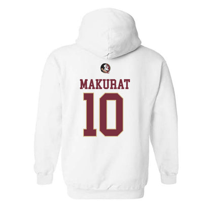 FSU - NCAA Women's Basketball : Agata Makurat - Fashion Shersey Hooded Sweatshirt-1