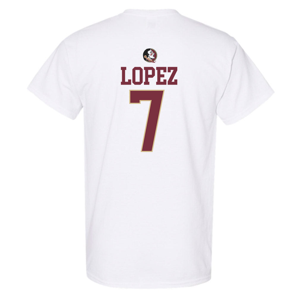 FSU - NCAA Football : Jasen Lopez - Fashion Shersey T-Shirt-1
