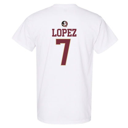 FSU - NCAA Football : Jasen Lopez - Fashion Shersey T-Shirt-1