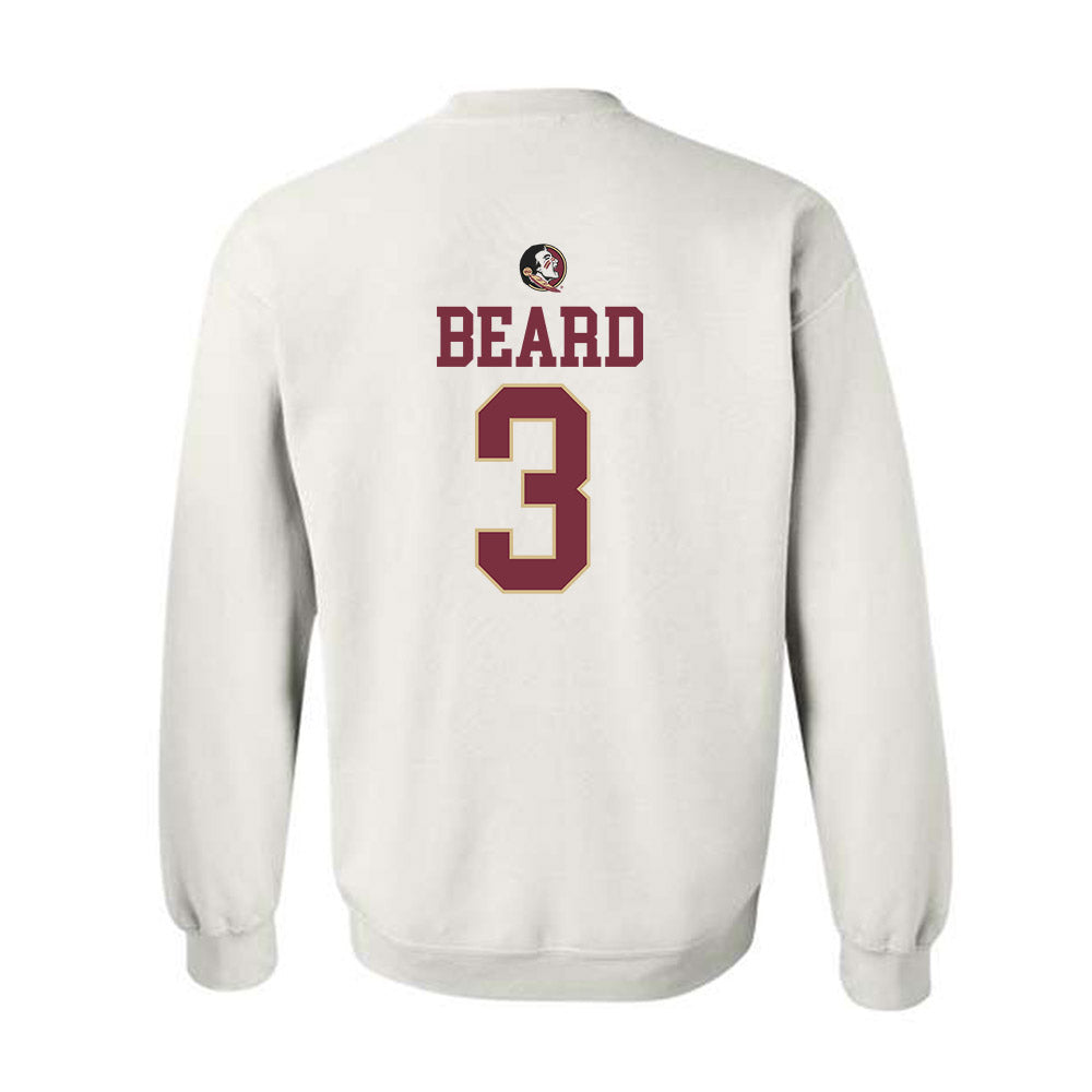 FSU - NCAA Baseball : Trey Beard - Fashion Shersey Crewneck Sweatshirt-1
