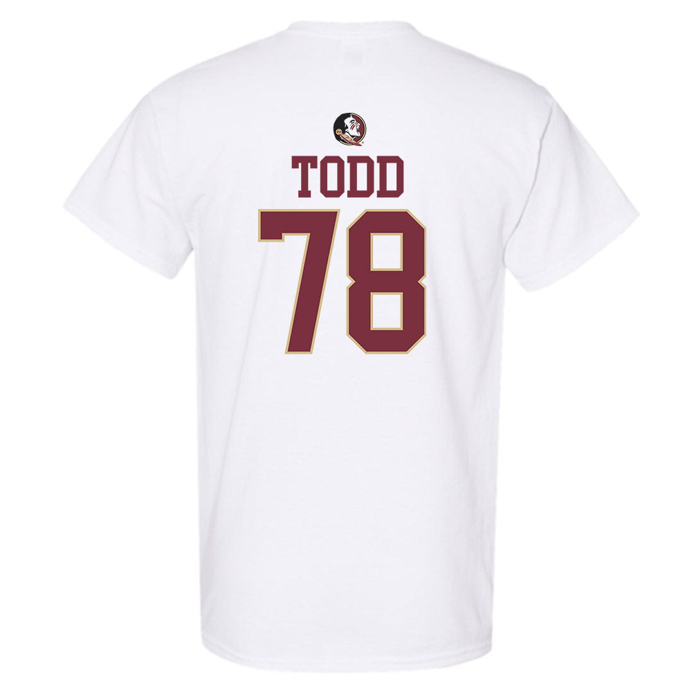 FSU - NCAA Football : Jayden Todd - Fashion Shersey T-Shirt-1