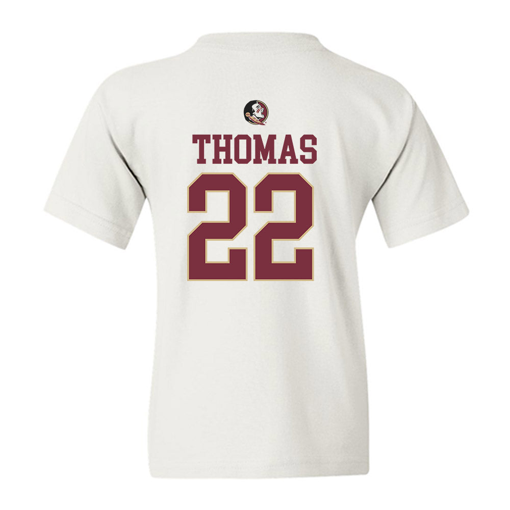 FSU - NCAA Football : Zae Thomas - Fashion Shersey Youth T-Shirt-1