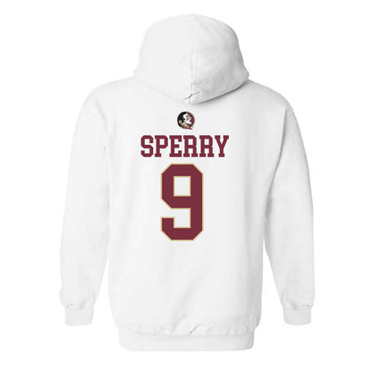 FSU - NCAA Football : Kevin Sperry - Fashion Shersey Hooded Sweatshirt-1
