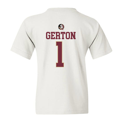 FSU - NCAA Women's Basketball : Mari Gerton - Fashion Shersey Youth T-Shirt-1