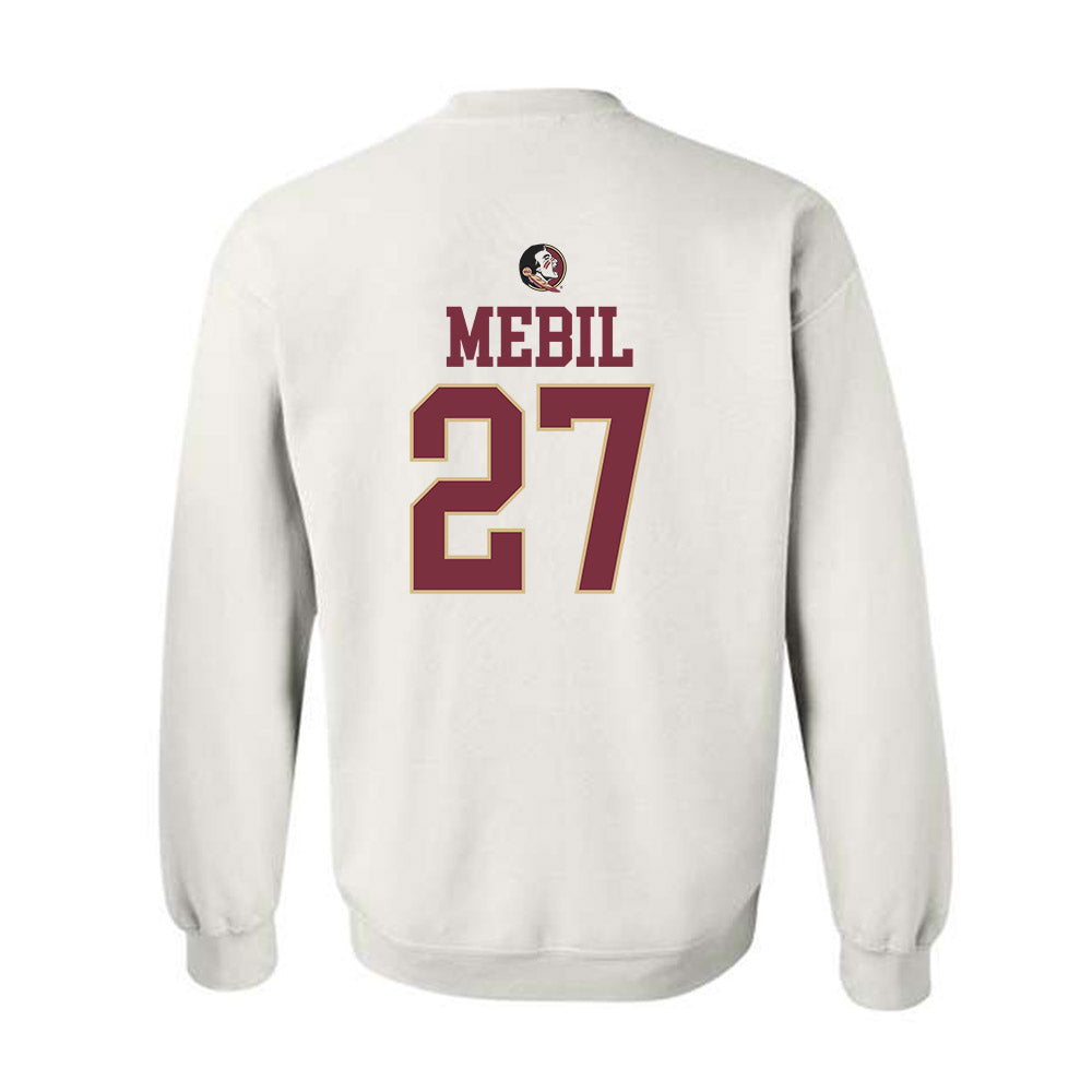 FSU - NCAA Baseball : Kevin Mebil - Fashion Shersey Crewneck Sweatshirt-1