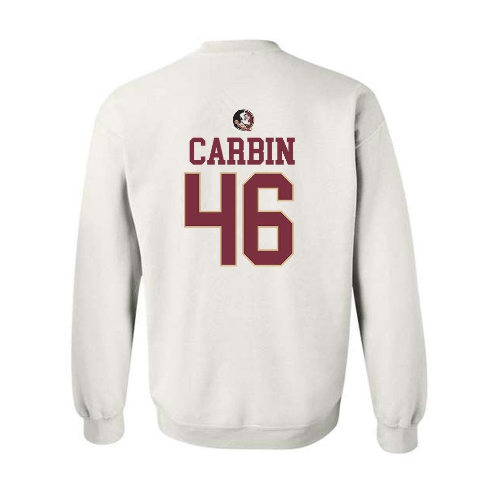 FSU - NCAA Football : Chris Carbin - Fashion Shersey Crewneck Sweatshirt-1