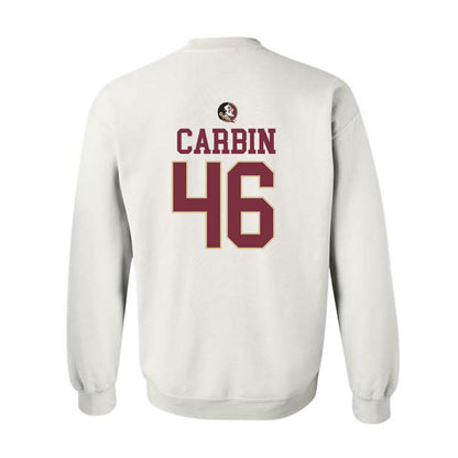 FSU - NCAA Football : Chris Carbin - Fashion Shersey Crewneck Sweatshirt-1