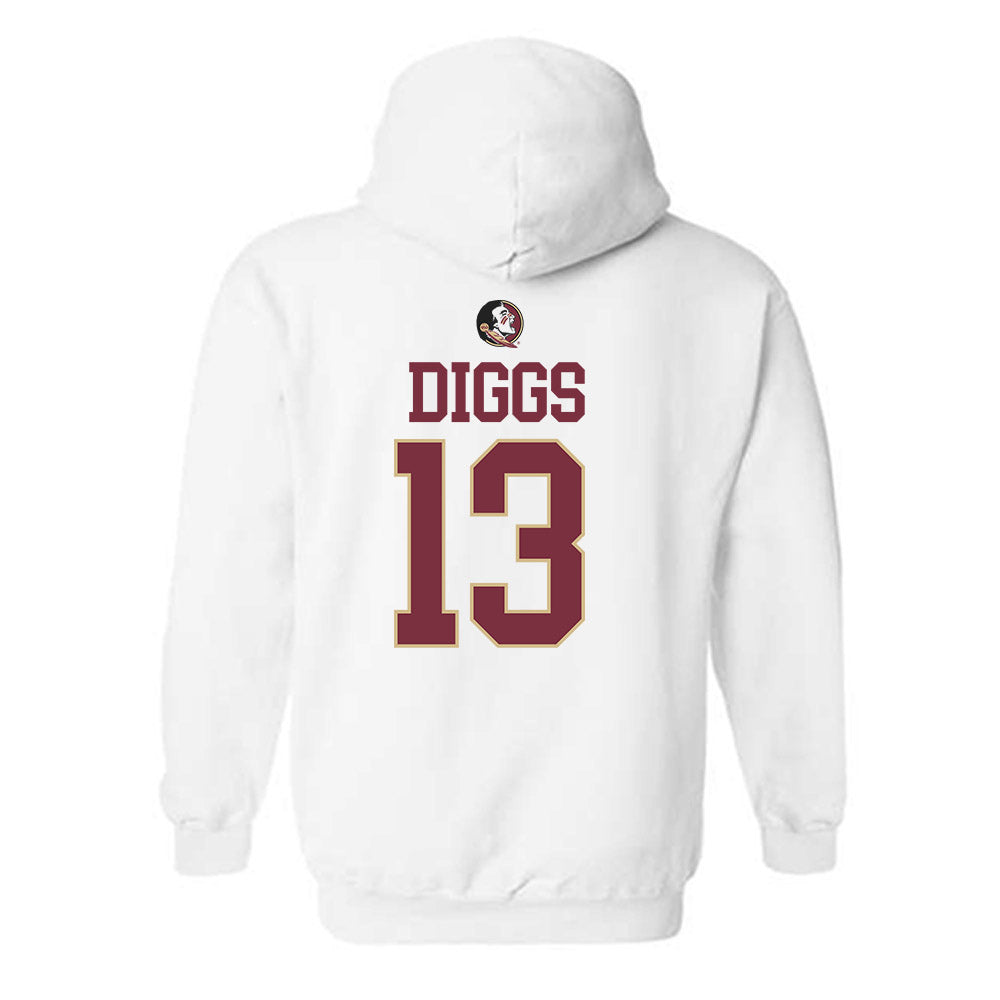FSU - NCAA Football : Deamontae Diggs - Fashion Shersey Hooded Sweatshirt-1
