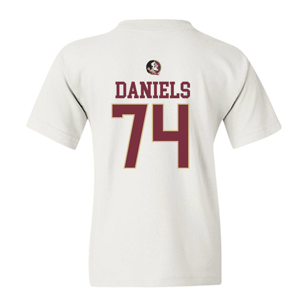 FSU - NCAA Football : Jonathan Daniels - Fashion Shersey Youth T-Shirt-1