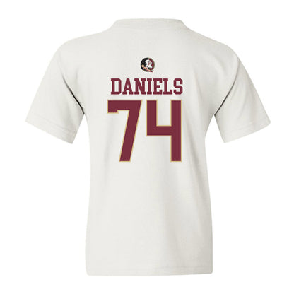 FSU - NCAA Football : Jonathan Daniels - Fashion Shersey Youth T-Shirt-1