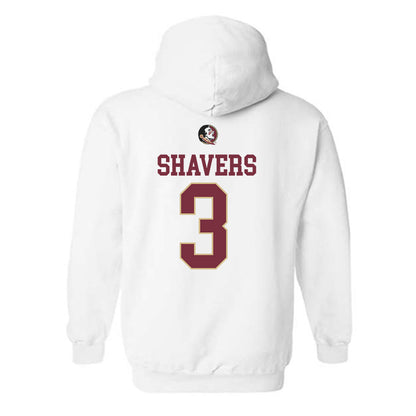 FSU - NCAA Women's Basketball : Jasmine Shavers - Fashion Shersey Hooded Sweatshirt-1