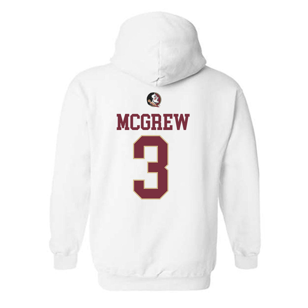 FSU - NCAA Women's Soccer : Jaida McGrew - Fashion Shersey Hooded Sweatshirt-1