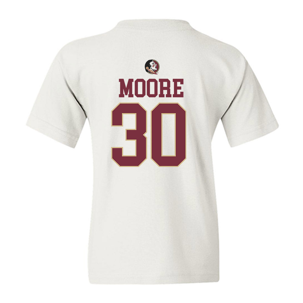 FSU - NCAA Baseball : Bryson Moore - Fashion Shersey Youth T-Shirt-1