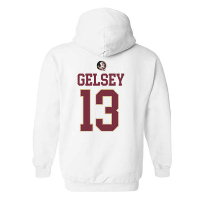 FSU - NCAA Football : Taeshaun Gelsey - Fashion Shersey Hooded Sweatshirt-1