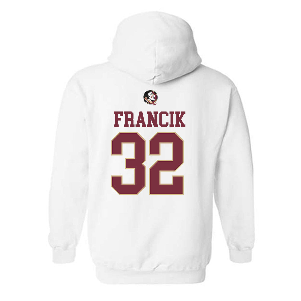 FSU - NCAA Softball : Jazzy Francik - Fashion Shersey Hooded Sweatshirt-1