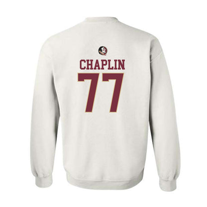 FSU - NCAA Football : Xavier Chaplin - Fashion Shersey Crewneck Sweatshirt-1