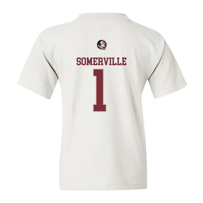 FSU - NCAA Men's Basketball : Martin Somerville - Fashion Shersey Youth T-Shirt-1