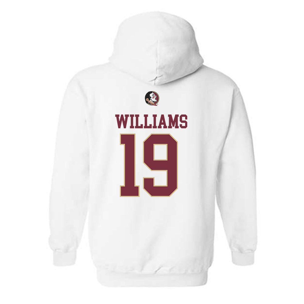 FSU - NCAA Football : Darryon Williams - Fashion Shersey Hooded Sweatshirt-1