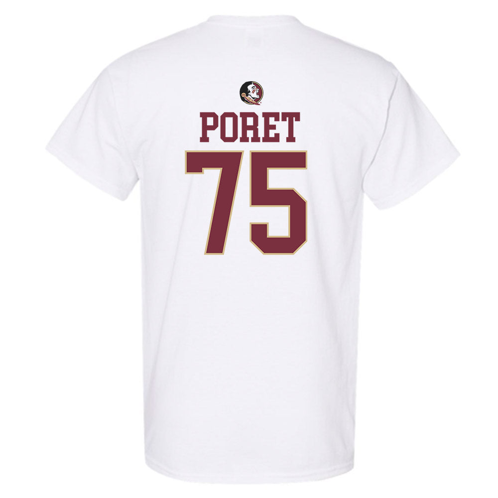 FSU - NCAA Football : Sean Poret - Fashion Shersey T-Shirt-1