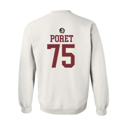 FSU - NCAA Football : Sean Poret - Fashion Shersey Crewneck Sweatshirt-1