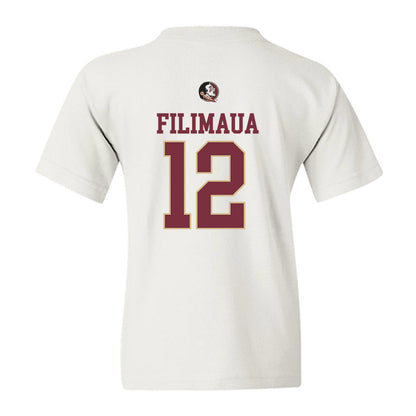 FSU - NCAA Women's Volleyball : Kyleene Filimaua - Fashion Shersey Youth T-Shirt-1