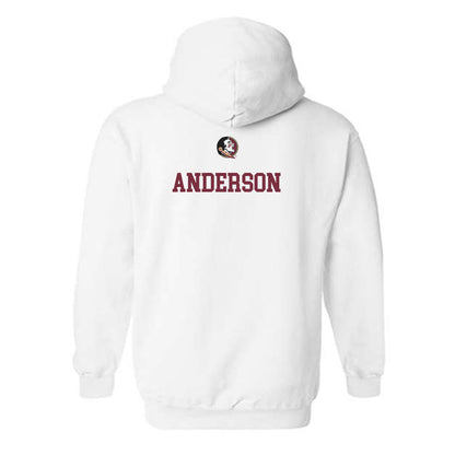 FSU - NCAA Women's Tennis : Lauren Anderson - Fashion Shersey Hooded Sweatshirt-1