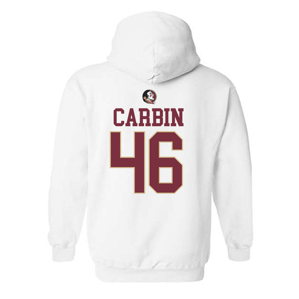 FSU - NCAA Football : Chris Carbin - Fashion Shersey Hooded Sweatshirt-1