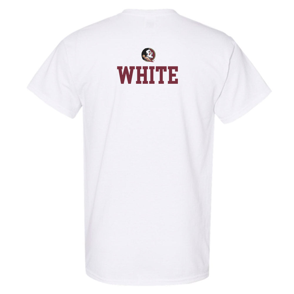 FSU - NCAA Men's Track & Field : Trace White - Fashion Shersey T-Shirt-1