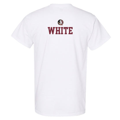 FSU - NCAA Men's Track & Field : Trace White - Fashion Shersey T-Shirt-1