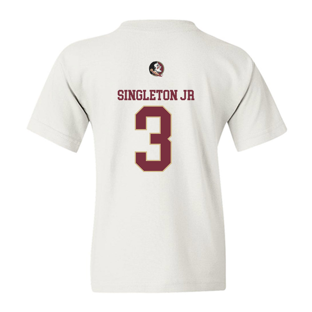 FSU - NCAA Football : Samuel Singleton Jr - Fashion Shersey Youth T-Shirt-1