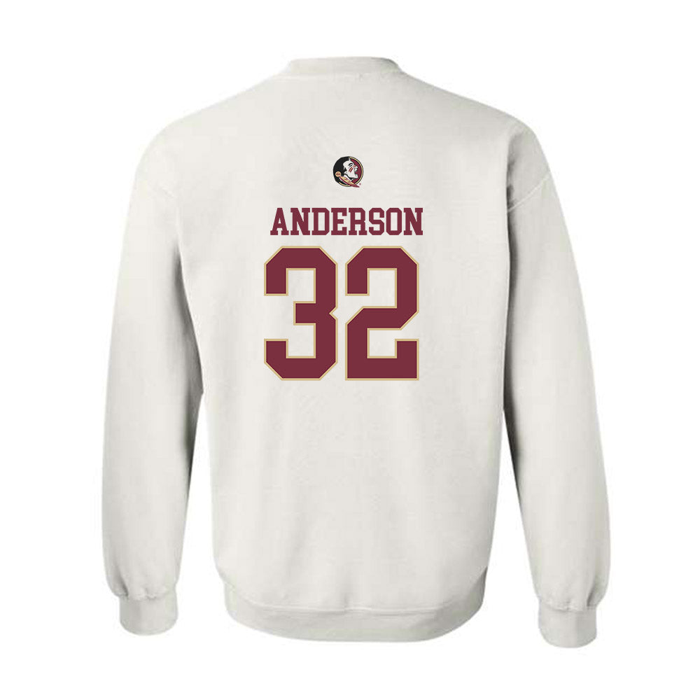 FSU - NCAA Football : Jalen Anderson - Fashion Shersey Crewneck Sweatshirt-1