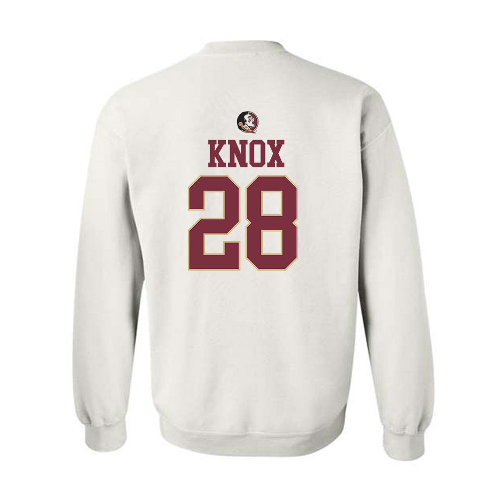FSU - NCAA Women's Lacrosse : Marlo Knox - Fashion Shersey Crewneck Sweatshirt-1