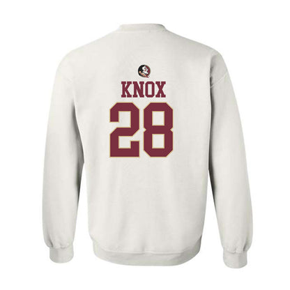 FSU - NCAA Women's Lacrosse : Marlo Knox - Fashion Shersey Crewneck Sweatshirt-1