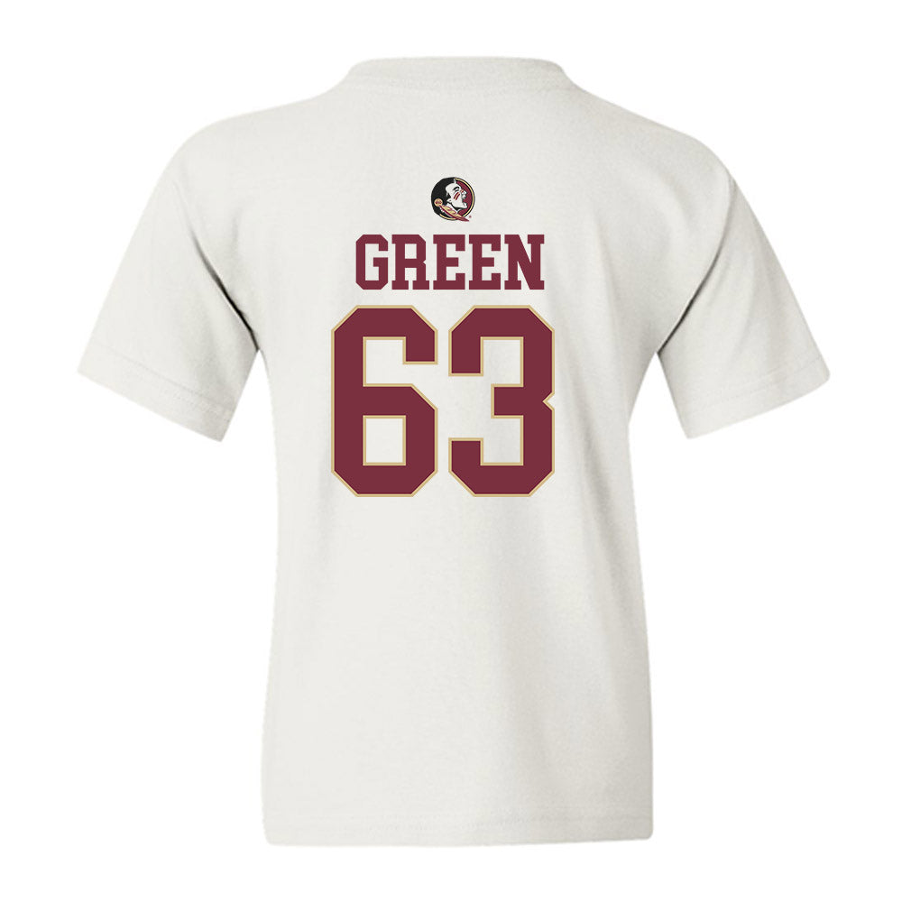 FSU - NCAA Football : Jakobe Green - Fashion Shersey Youth T-Shirt-1