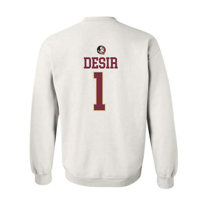 FSU - NCAA Football : Darryll Desir - Fashion Shersey Crewneck Sweatshirt-1