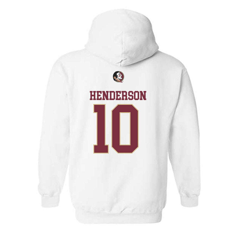FSU - NCAA Women's Soccer : Ashley Henderson - Fashion Shersey Hooded Sweatshirt-1